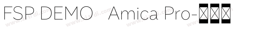 FSP DEMO   Amica Pro字体转换